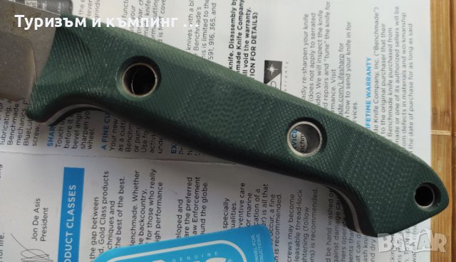 Нож Benchmade 162 Bushcrafter / високо качество /, снимка 11 - Ножове - 42656002