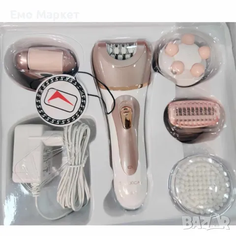Комплект епилатор 5в1 Lexical, снимка 2 - Епилатори - 49770220