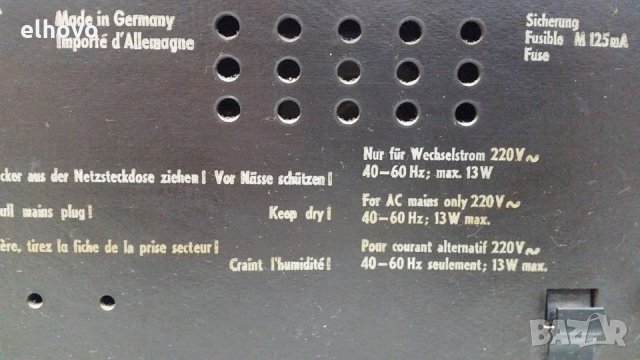 Радио Loewe Opta R 121, снимка 3 - Радиокасетофони, транзистори - 29952016