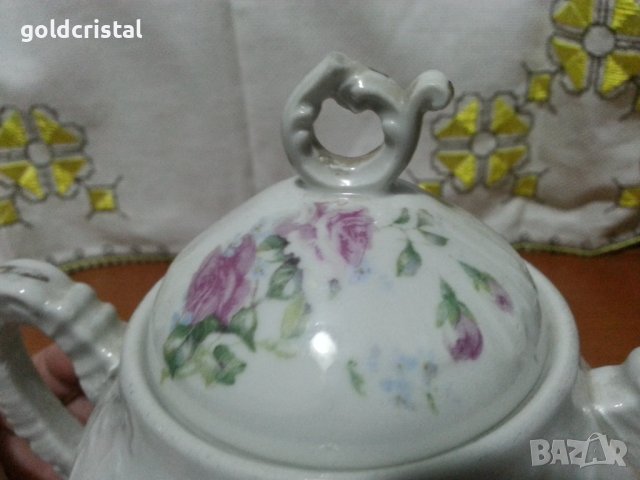 стар порцелан захарница Силезия , снимка 8 - Антикварни и старинни предмети - 44231350