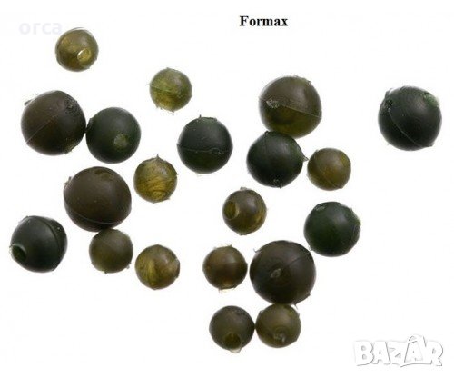 Гумени топчета - стопери FORMAX SOFT BEADS MIX 20 бр., снимка 1 - Такъми - 31483808