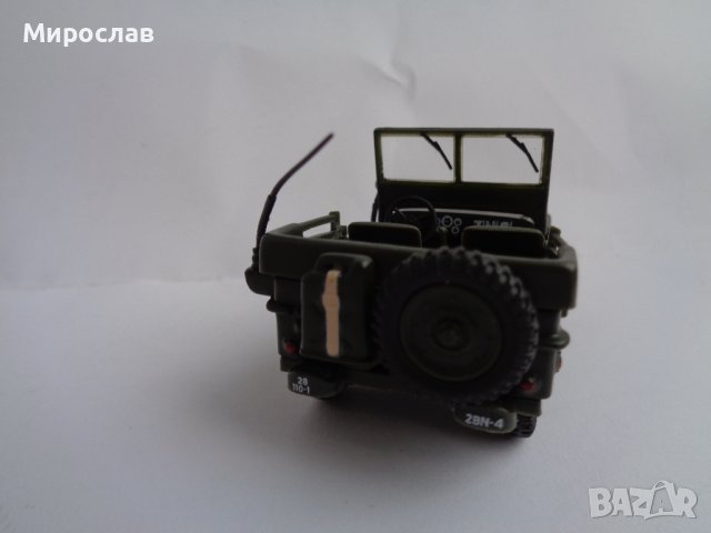  VICTORIA 1/43 JEEP WILLYS ИГРАЧКА КОЛИЧКА ВОЕНЕН МОДЕЛ ДЖИП, снимка 4 - Колекции - 44349818