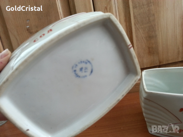 Български порцелан буркани, снимка 3 - Антикварни и старинни предмети - 36438808