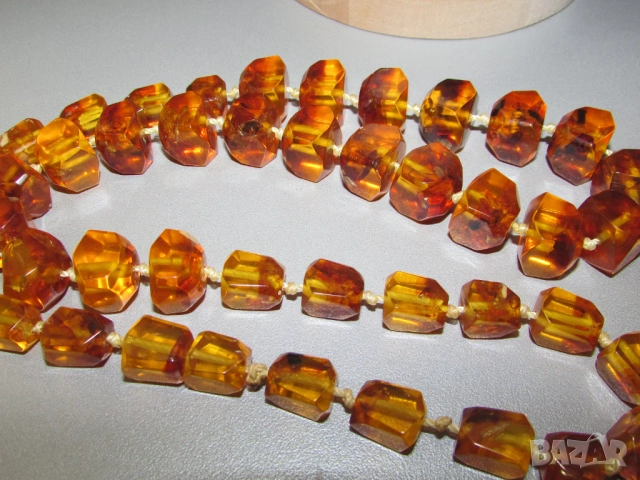 Голям гердан от натурален руски кехлибар, снимка 5 - Колиета, медальони, синджири - 53295104