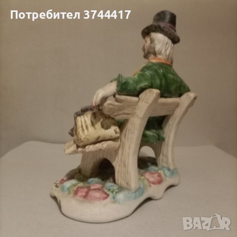 Уникална много красива старина,голяма фигурка статуетка,рядка находка., снимка 4 - Антикварни и старинни предмети - 43492969