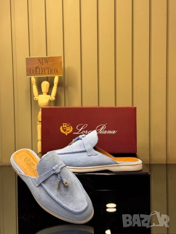 мокасини/ чехли  от естествен велур loro piana , снимка 6 - Дамски ежедневни обувки - 51641820