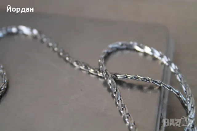 Сребърно дамско колие, снимка 10 - Колиета, медальони, синджири - 49532245