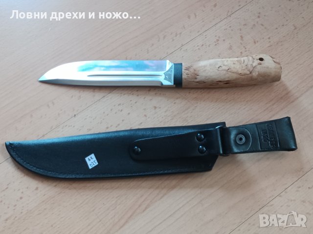 Ловен нож АиР Златоуст Селигер,карелска бреза 