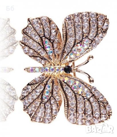 Брошка пеперуда, снимка 2 - Други - 31121022