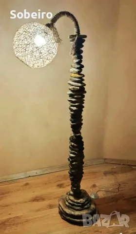 Лампион, лампа от дърво, снимка 2 - Лампиони - 47712666