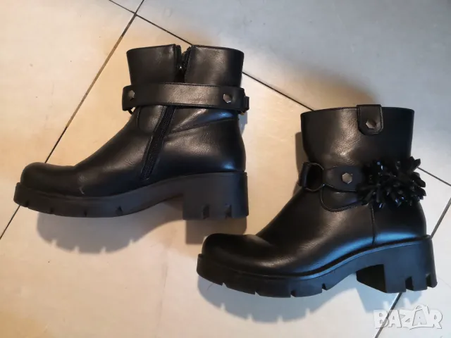 боти дамски 37 черни като нови, снимка 2 - Дамски боти - 48164076