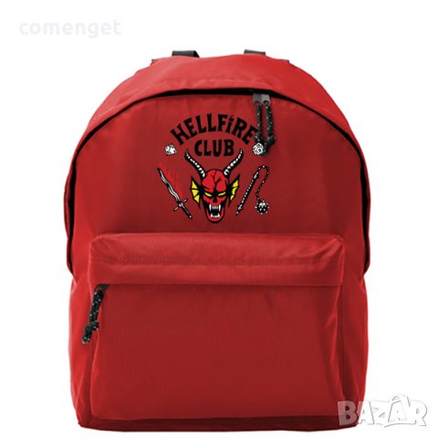 Раници за ученици HELLFIRE CLUB - Stranger Things. Или с ТВОЯ идея., снимка 6 - Раници - 37810774
