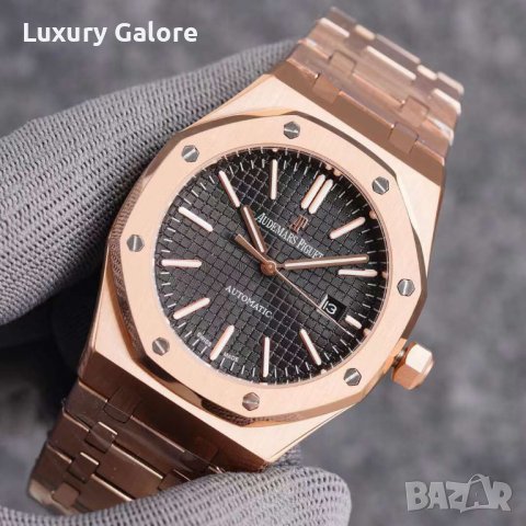 Мъжки часовник Audemars Piguet Royal Oak Series 15202 Gold с автоматичен механизъм, снимка 2 - Луксозни - 36735983