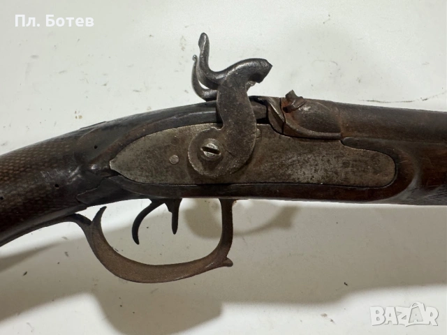 Двуцевна капсулна пушка, снимка 3 - Антикварни и старинни предмети - 54126386