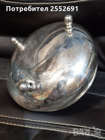Посребрен съд , снимка 4 - Антикварни и старинни предмети - 34215809