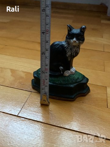 Метална статуетка Котка, снимка 3 - Колекции - 42344005