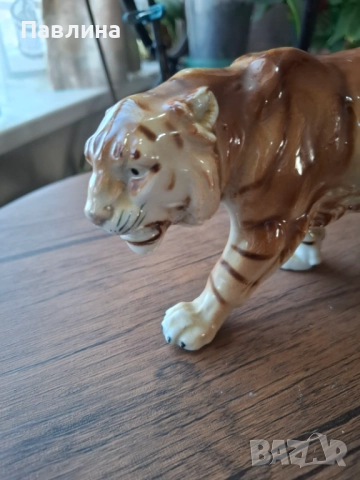 Много красив порцеланов тигър, снимка 9 - Статуетки - 52850569