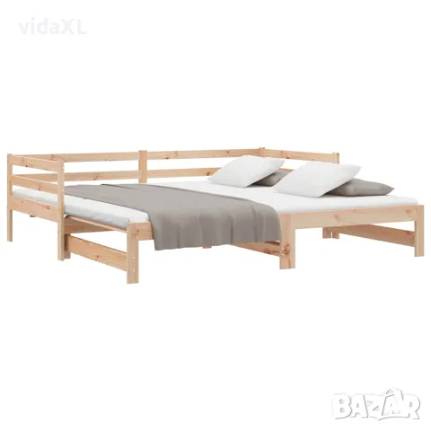 vidaXL Разтегателно дневно легло, без матрак, 80x200 см, снимка 10 - Спални и легла - 56147929
