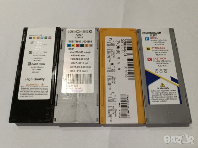 Комплект от 10 стругарски пластини CCMT060204 US6020 Carbide, снимка 2 - Стругове - 53861516