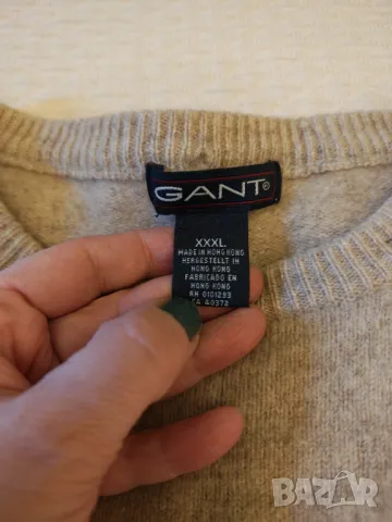 GANT мъжки пуловер вълна , снимка 3 - Пуловери - 47813192