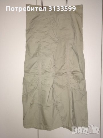 Пола-панталон в цвят "каки", размер L, снимка 3 - Панталони - 36900452