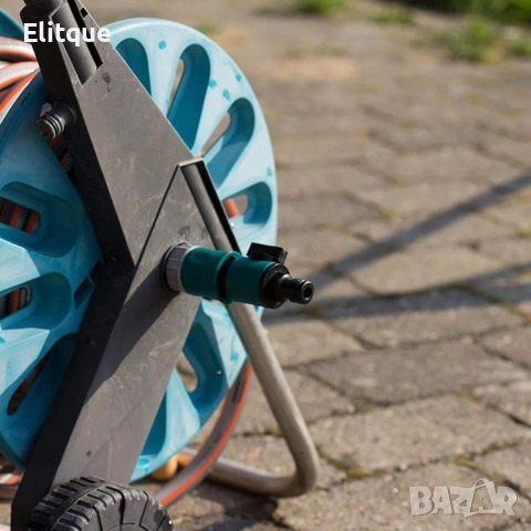 Бърз конектор за градински маркуч с нипел за вентил, снимка 4 - Градински мебели, декорация  - 53371433