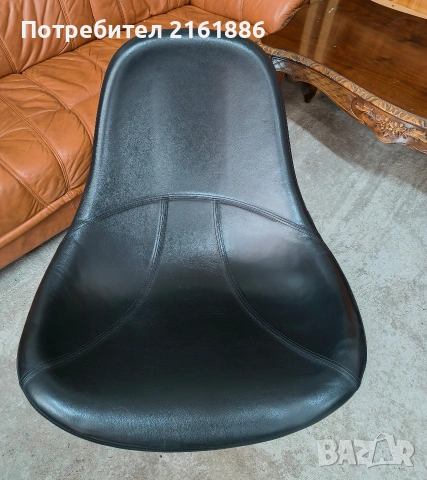 Елегантно кресло от естествена кожа , снимка 4 - Дивани и мека мебел - 54183577