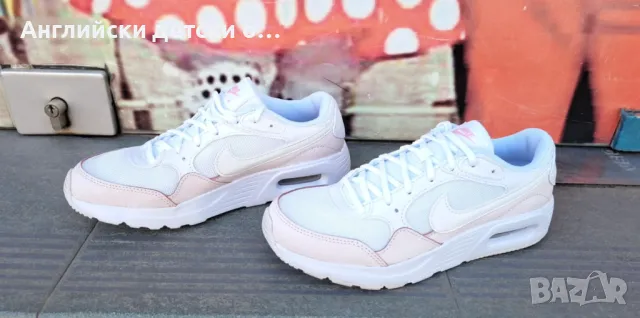 Английски детски маратонки естествена кожа-NIKE, снимка 6 - Детски маратонки - 49923728