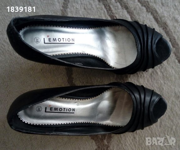 Дамски обувки L'EMOTION номер 38, снимка 2 - Дамски обувки на ток - 36764203