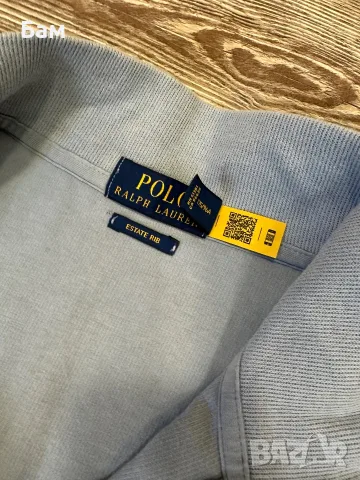 Мъжко!Polo Ralph Lauren Estate RIB Quarter Zip Pullover размер М, снимка 6 - Пуловери - 56106269