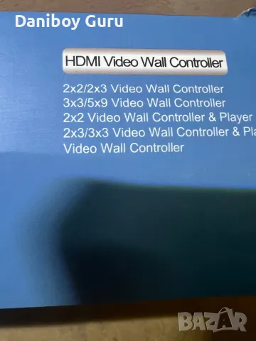 4K@60Hz 3х3 HDMI контролер за видео стена, с функция pip и multiviewer, Video Wall Controller, снимка 16 - Плейъри, домашно кино, прожектори - 49744474