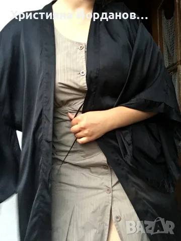Копринен кафтан/кимоно/наметка Calvin Klein , снимка 9 - Нощници - 56114863