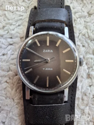часовник zaria 17jewels, снимка 3 - Мъжки - 56078358