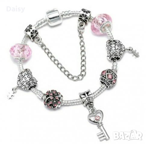 Гривна тип Пандора / Pandora с печат 925, снимка 5 - Гривни - 28254117