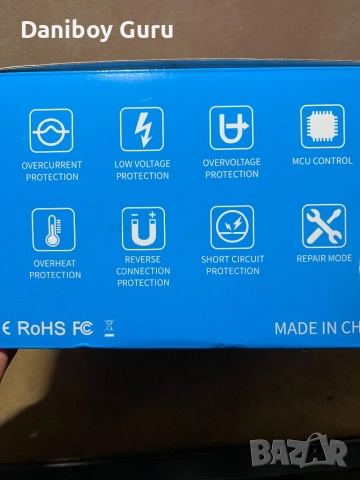 Бустер  и Smart Зарядно за акумулатори 25А Всички видове AGM, GEL,  LiFepo4, оловни, снимка 11 - Аксесоари и консумативи - 52181396