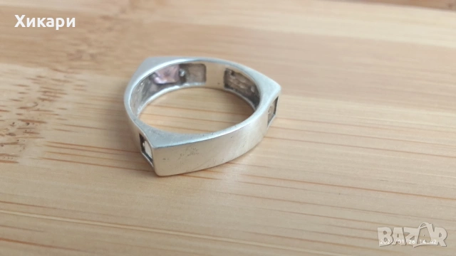 Сребърна брошка филигран/Сребърни пръстени, снимка 10 - Пръстени - 52042098