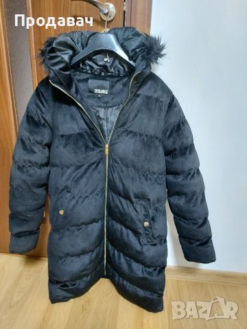 Олекотено палто от пух, снимка 6 - Палта, манта - 38220286