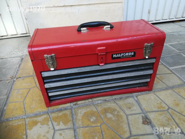 halfords professional-метален куфар за инструменти 0711202013, снимка 15 - Куфари с инструменти - 30709849