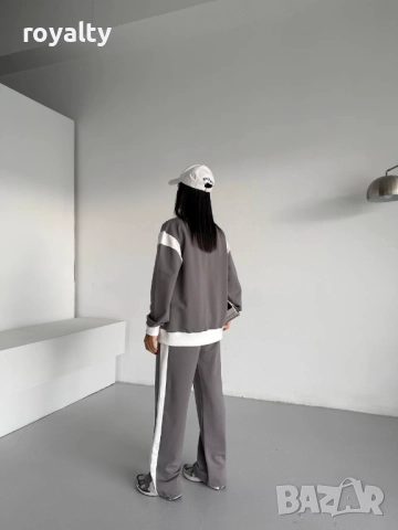 Miu Miu Сив Дамски Комплект НА ЕДРО , снимка 3 - Спортни екипи - 52884203