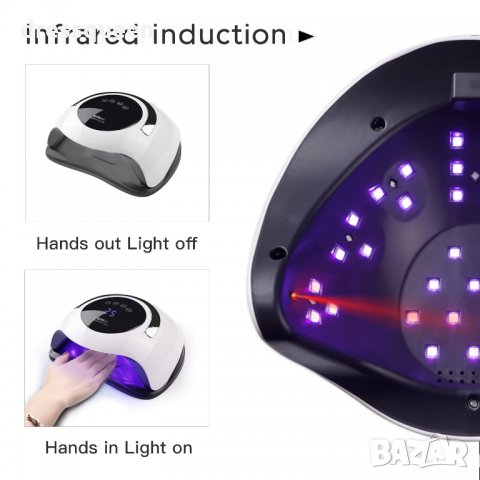 2781 Гел лак LED лампа SUN BQ-5T, снимка 13 - Продукти за маникюр - 30535574