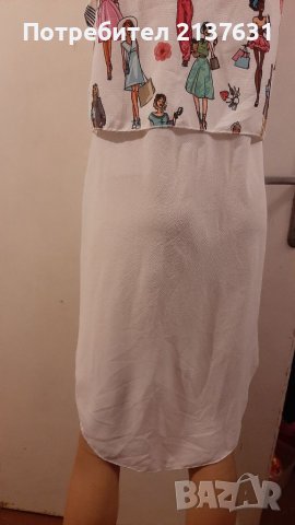 ДАМСКА Италианска БЛУЗА  с удължен гръб -  Размер М / L , снимка 5 - Туники - 36938851