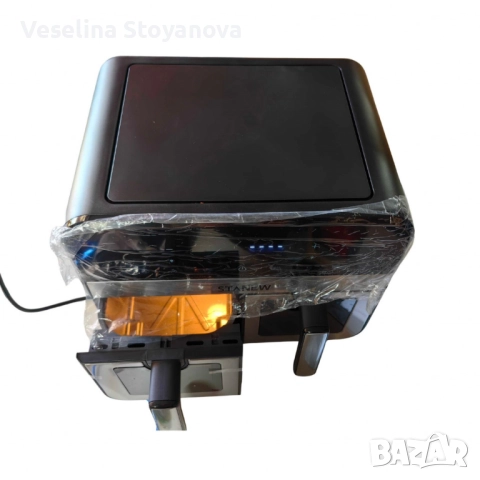 Двоен въздушен фритюрник, STANEW - решението срещу мазното и бавното готвене!, снимка 3 - Фритюрници - 52621766