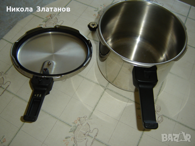 Тенджера под налягане ''TEFAL'', снимка 2 - Съдове за готвене - 44636964