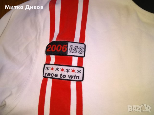 Михаел Шумахер тениска МСМ памук 2006г 7 пъти шампион 69 победи размер ХХЛ, снимка 3 - Други спортове - 30974087