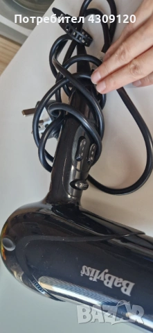 Сешоар BaByliss използвано, добро състояние, снимка 3 - Сешоари - 53212044