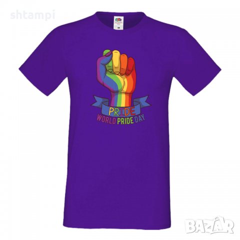 Мъжка тениска Pride World Day multicolor Прайд,Празник.Повод,Изненада, снимка 11 - Тениски - 37105142