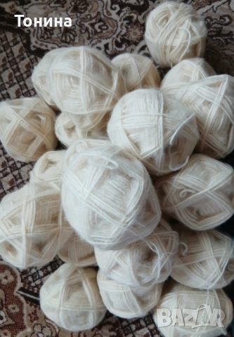 Гръцка Италианска и Българска прежда и гранчета остатъчна прежда различни видове , снимка 2 - Други - 52194196