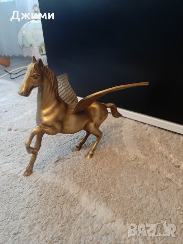 масивен бронзов кон, снимка 6 - Антикварни и старинни предмети - 40530902