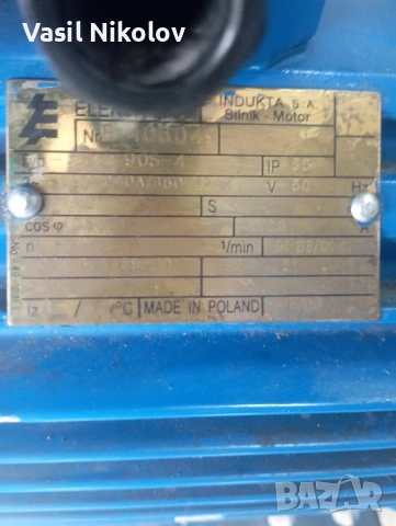 Електро двигател мотор Полски 0,55кв 1,7кв. 3кв., снимка 5 - Електродвигатели - 53237760