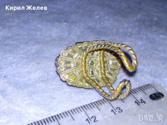 СТАРИНЕН МАЙСТОРСКИ СКЪПОЦЕНЕН АР НУВО ПОСРЕБРЕН ПРЪСТЕН с ГОЛЯМ ЮВЕЛИРНО ФАСЕТИРАН ГРАНАТ 37140, снимка 8 - Антикварни и старинни предмети - 40555141